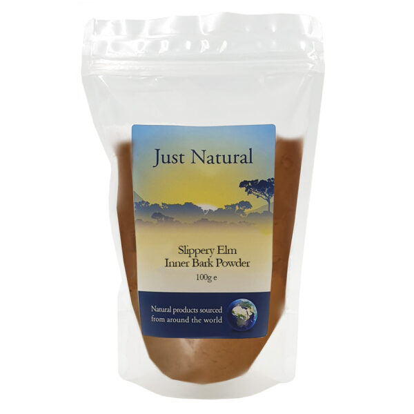 Just Natural Slippery Elm Inner Bark Powder 100g