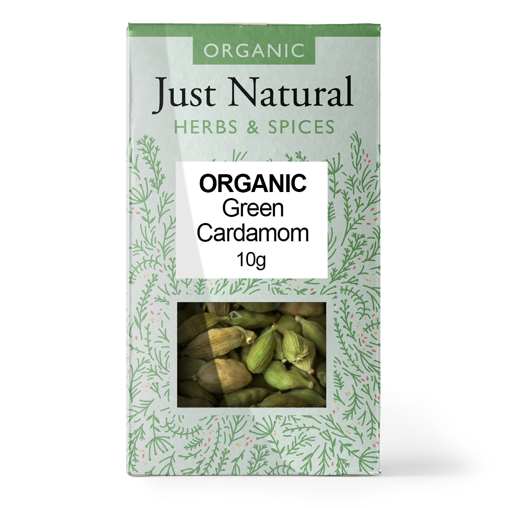 Just Natural Organic Cardamom Pods 10g
