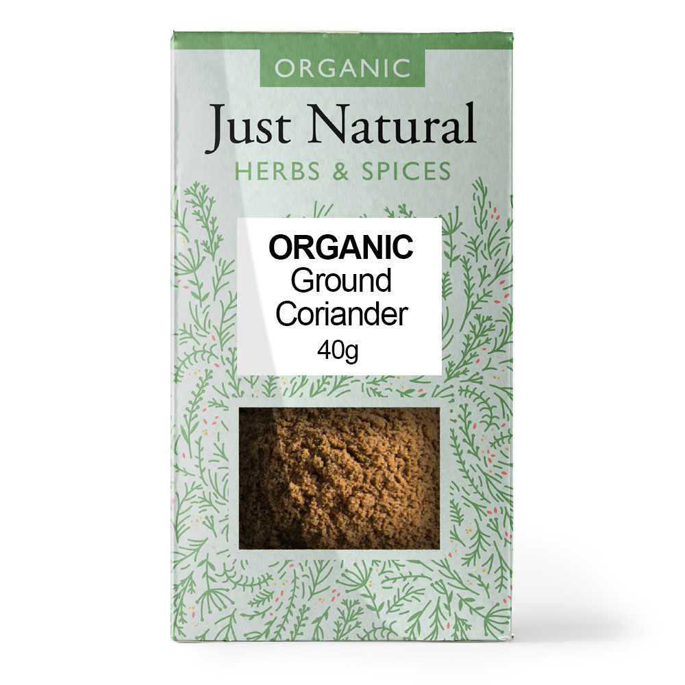Just Natural Organic Ground Coriander 40g