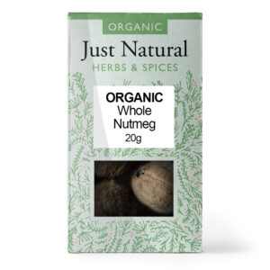 Just Natural Organic Whole Nutmeg 20g