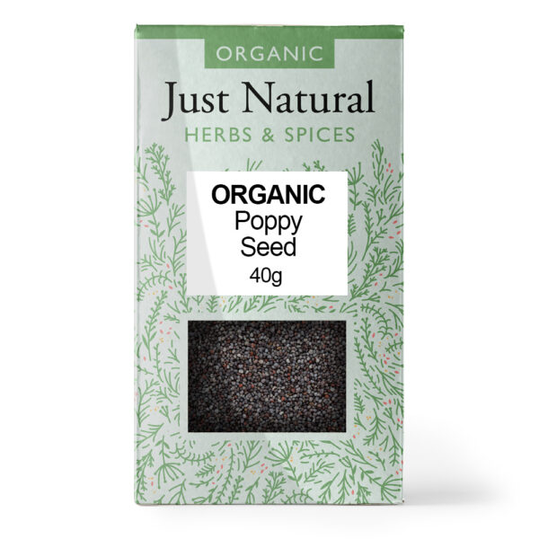 Just Natural Organic Poppy Seed 40g