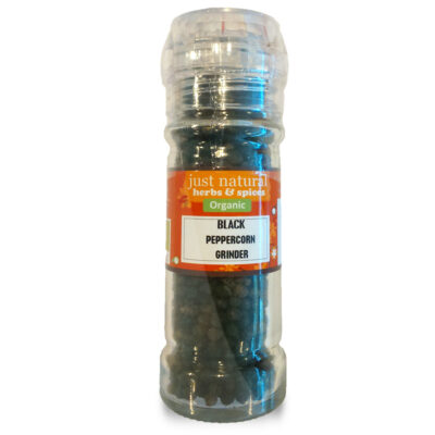 Just Natural Organic Black Peppercorn Mill