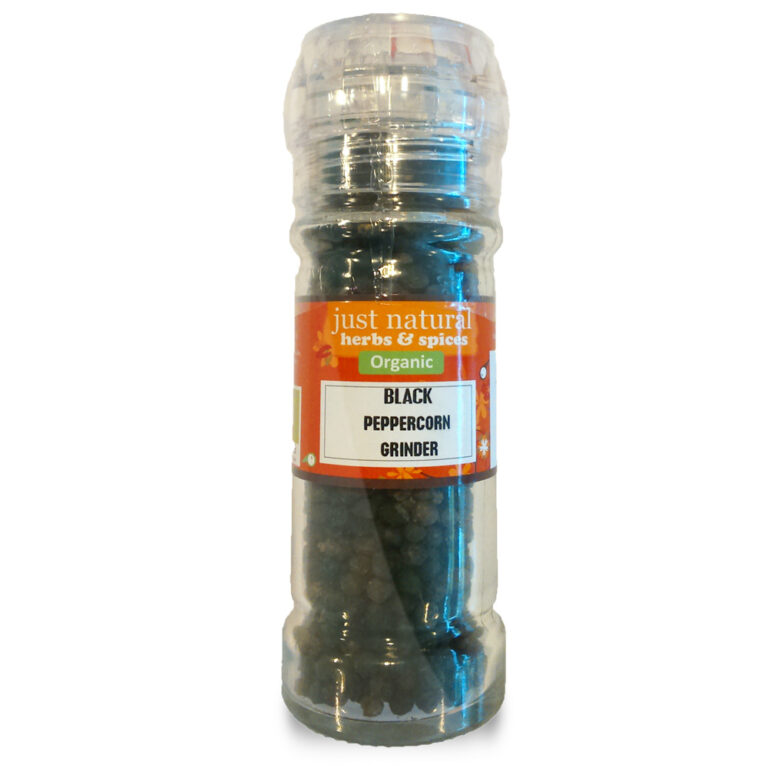 Just Natural Organic Black Peppercorn Mill