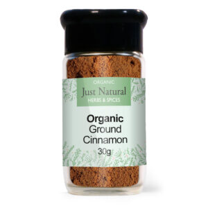 Just Natural Organic Ground Cinnamon 30g