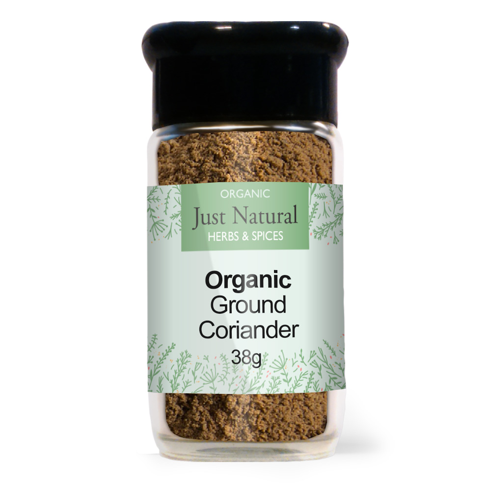 Just Natural Organic Ground Coriander 30g