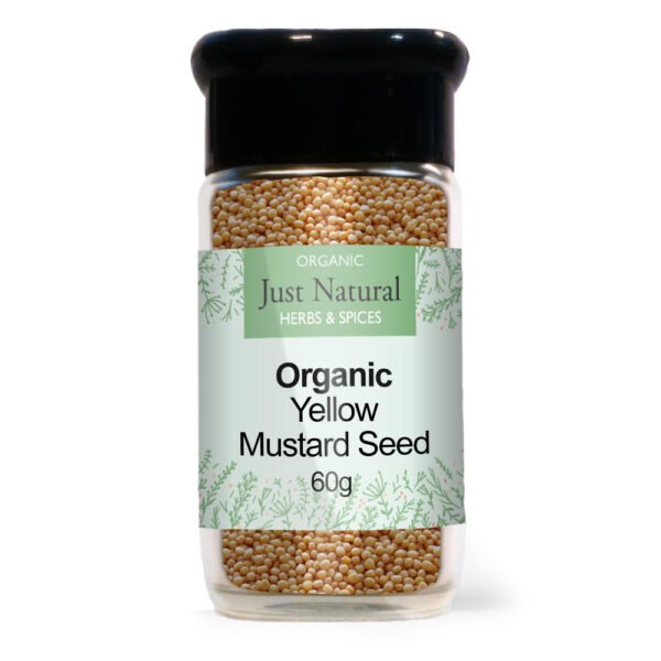 Just Natural Organic Yellow Mustard Seed 60g