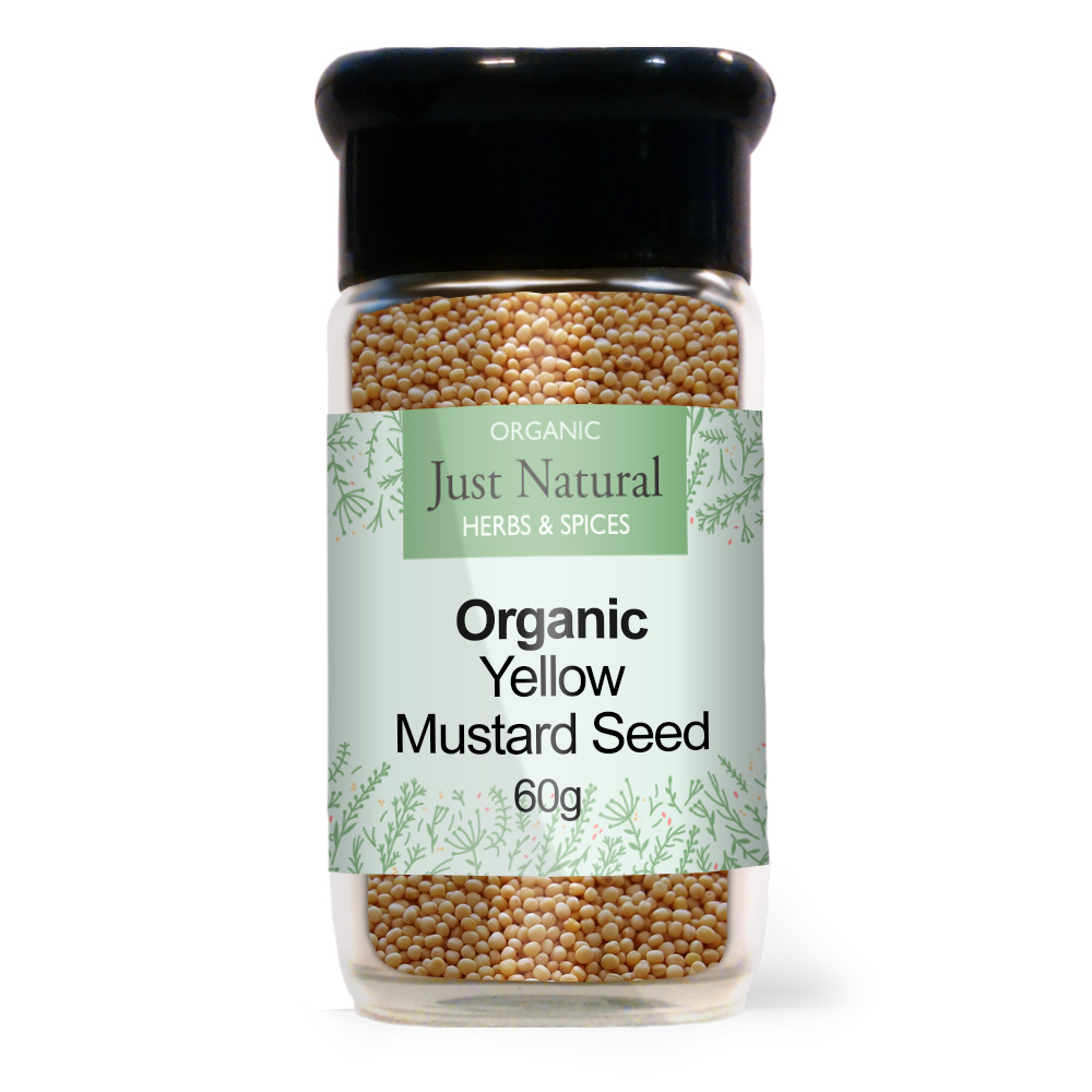 Just Natural Organic Yellow Mustard Seed 60g