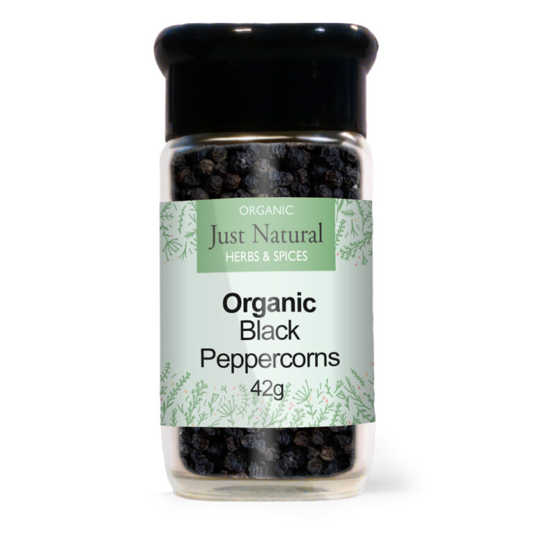 Just Natural Organic Black Peppercorns