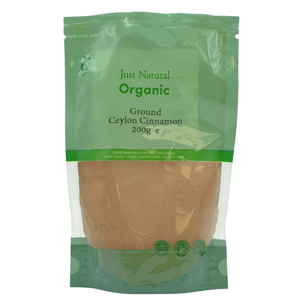 Just Natural Organic Ground Ceylon Cinnamon 200g