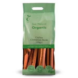 Just Natural Organic Ceylon Cinnamon Sticks 100g