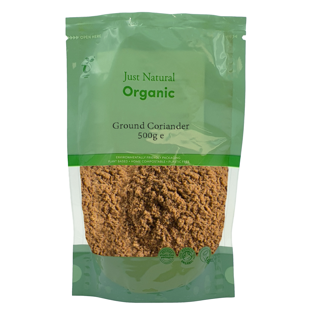 Just Natural Organic Ground Coriander 500g