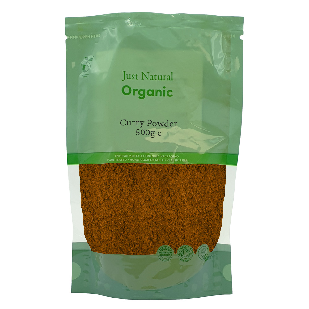 Just Natural Organic Medium Heat Curry Powder 500g