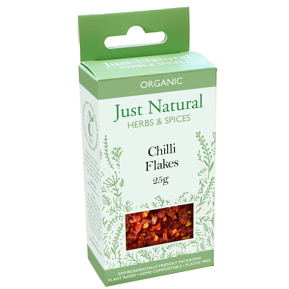 Just Natural Organic Chilli Flakes 25g