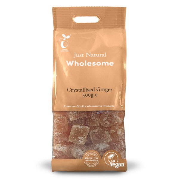 Just Natural Crystallised Ginger 500g