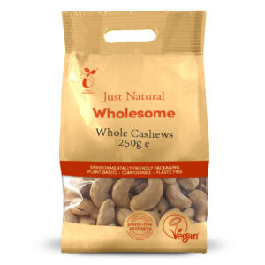 Just Natural Whole Cashews 250g