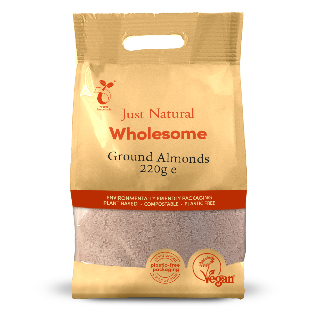 Just Natural Ground Almonds 220g
