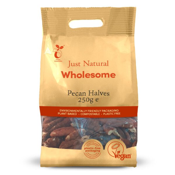 Just Natural Pecan Halves 250g