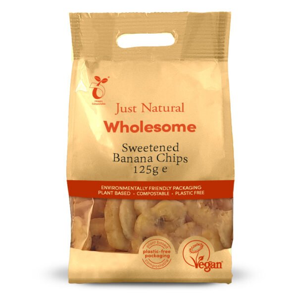 Just Natural Banana Chips 125g