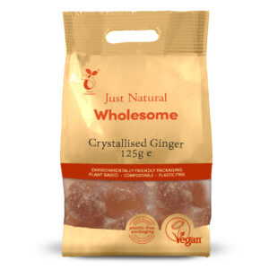 Just Natural Crystallised Ginger 125g