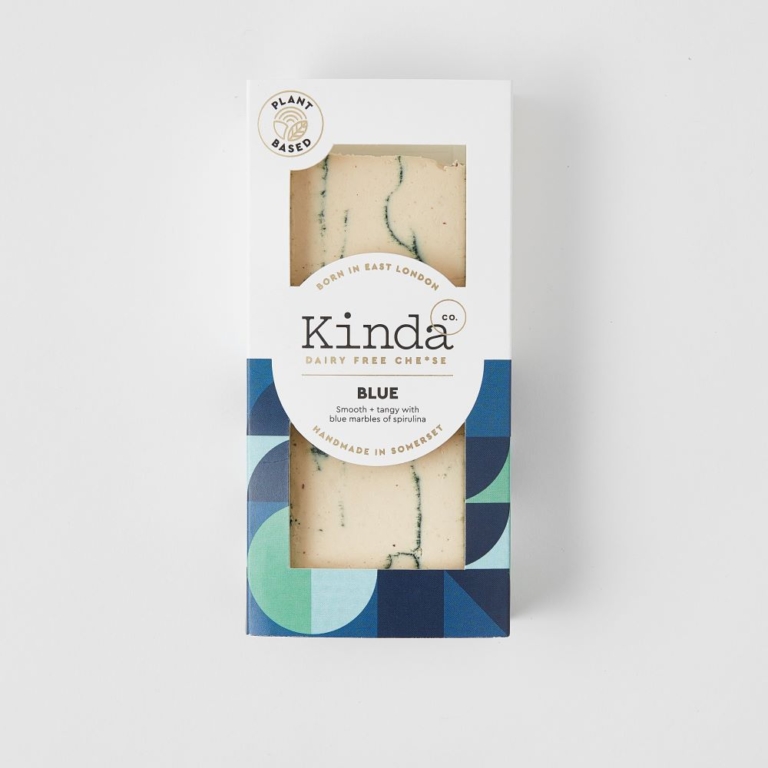 Kinda Co Vegan Spirulina Blue Cheese Block