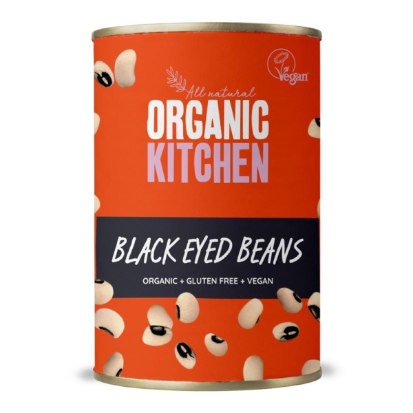 Organic Kitchen Organic Black Eyed Beans 400g