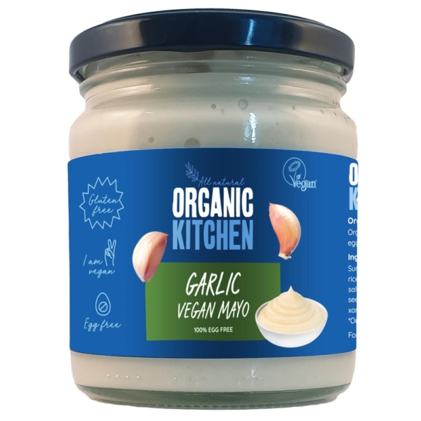 Organic Kitchen Organic Vegan Garlic Mayonnaise 240ml