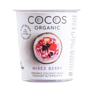 Cocos Organic Mixed Berry Coconut Milk Yoghurt Alternative 125g