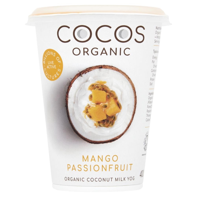 Cocos Organic Mango Passionfruit Coconut Milk Yoghurt Alternative