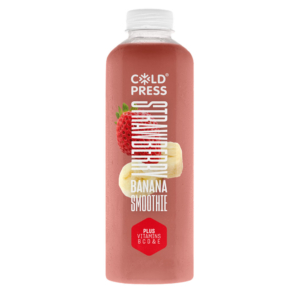 Coldpress Strawberry & Banana Smoothie Plus Vitamins 750ml