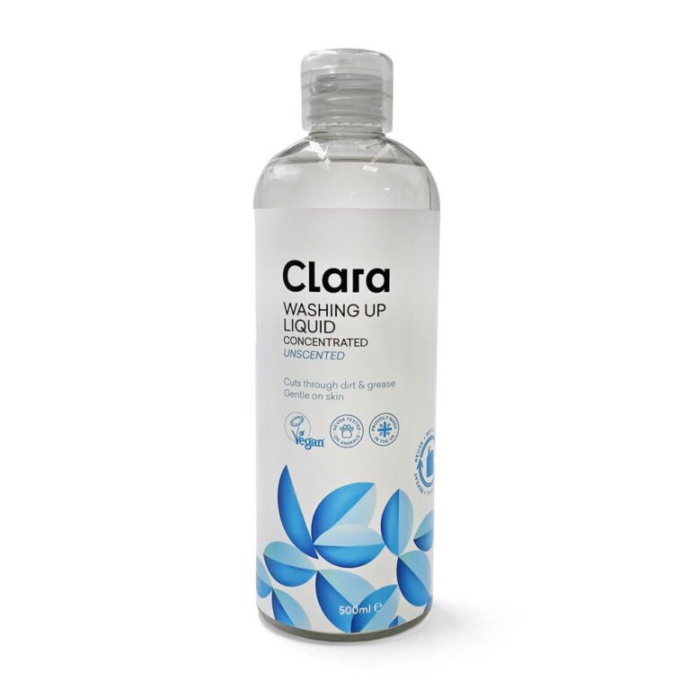 Clara Concentrated Washing Up Liquid Unscented