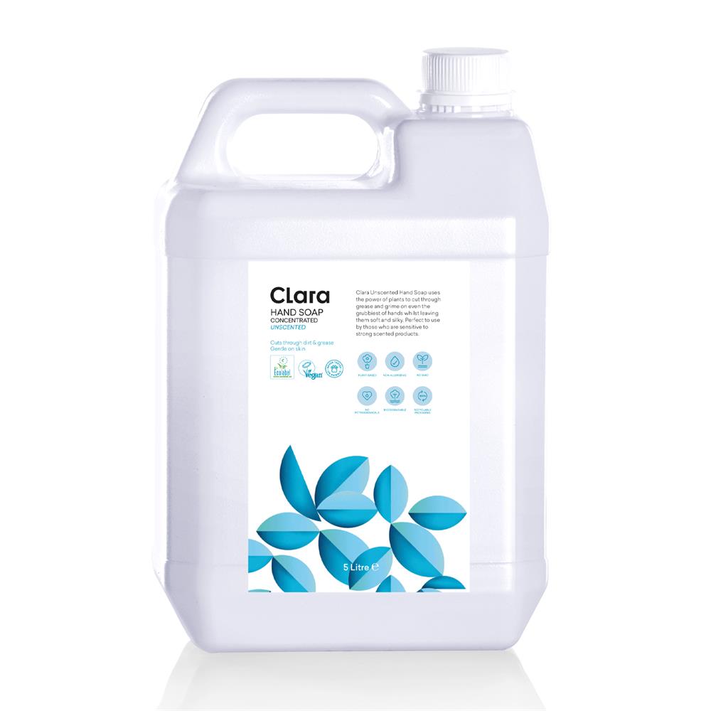 Clara Concentrated Hand Soap Unscented 5L