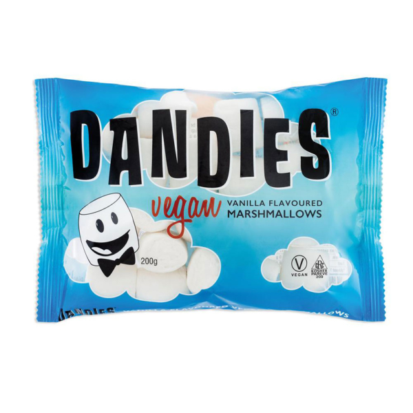 Dandies Vegan Vanilla Flavoured Marshmallows (Min. 4)