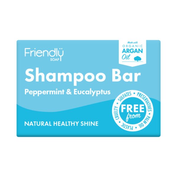 Friendly Soap Shampoo Bar Peppermint & Eucalyptus 95g