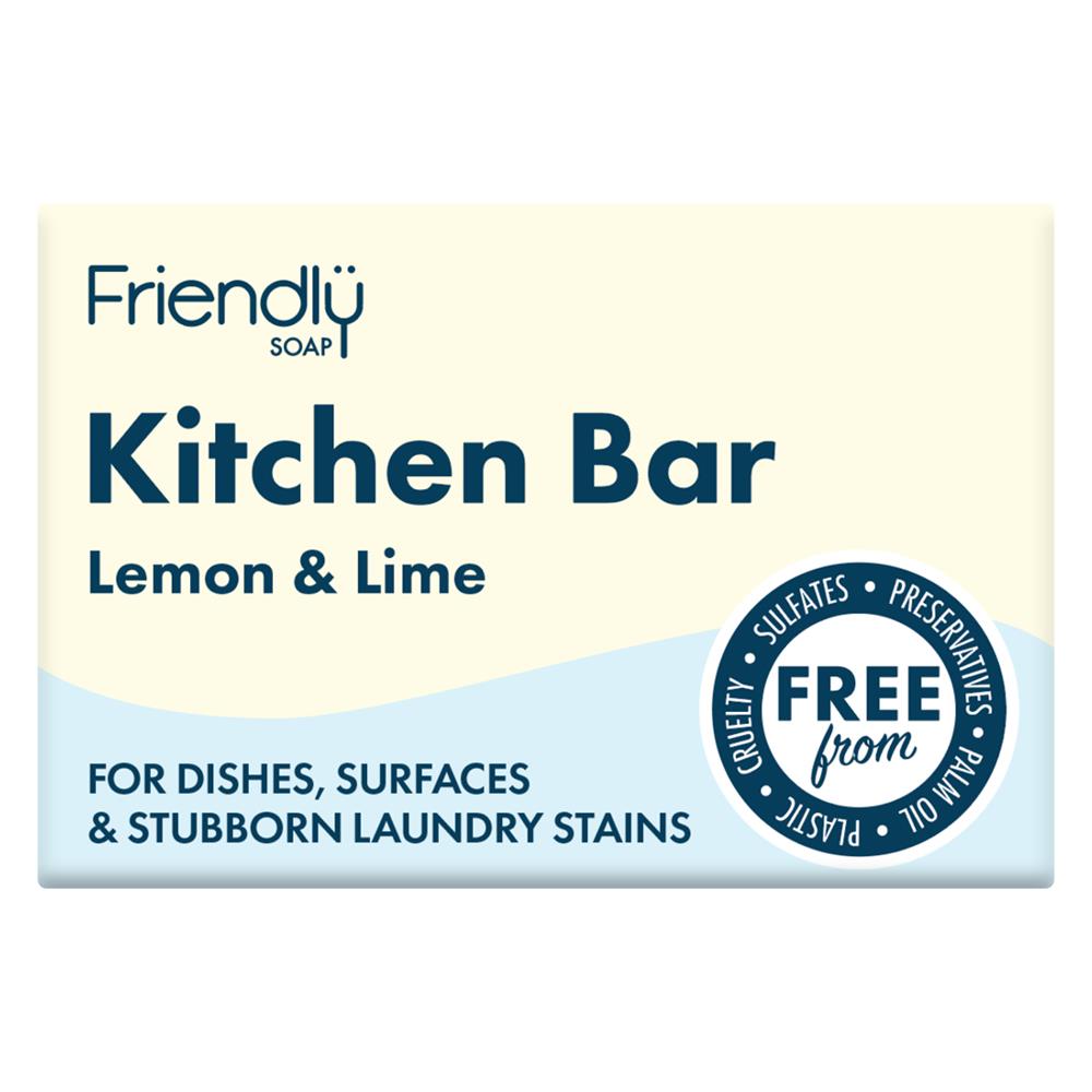 Friendly Soap Kitchen Bar Lemon & Lime 95g (Min. 2)