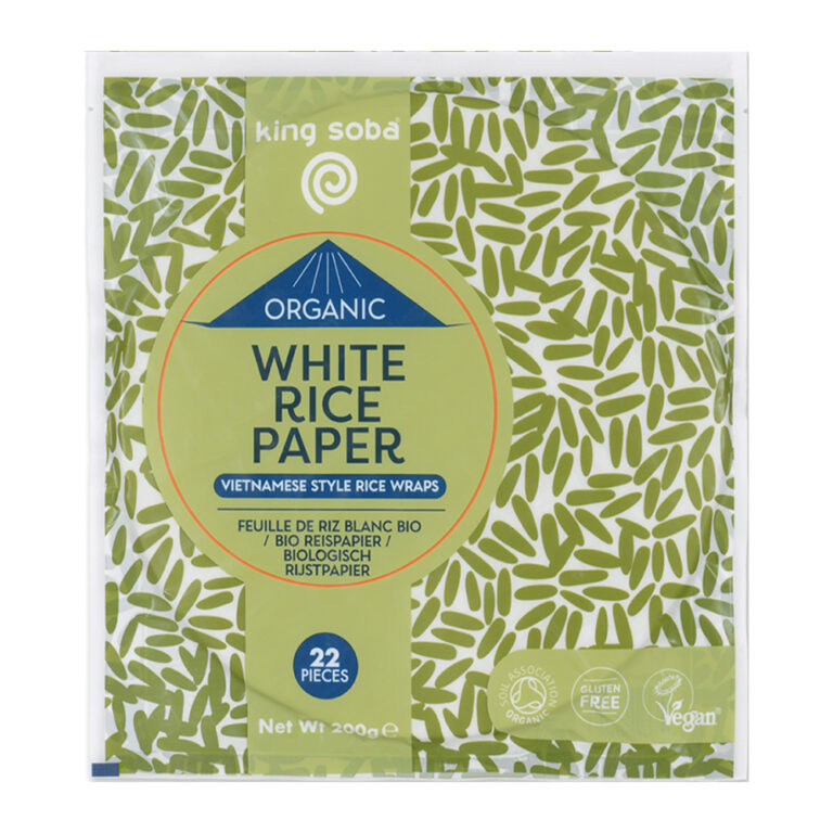 King Soba Organic White Rice Paper
