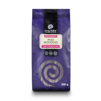 King Soba Organic Pho Noodles Made With Brown Rice