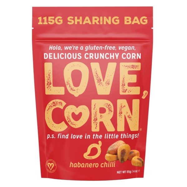 Love Corn Habanero Corn Snack 115g X 6