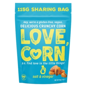 Love Corn Salt & Vinegar Corn Snack 115g X 6