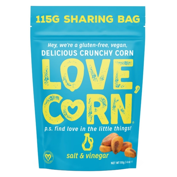Love Corn Salt & Vinegar Corn Snack 115g X 6