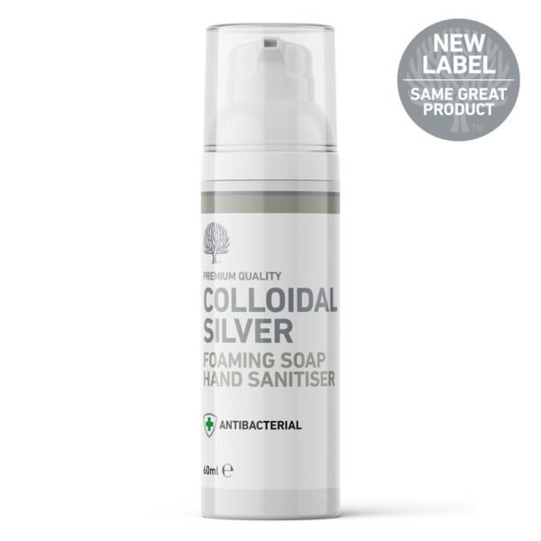 Nature's Greatest Secret Colloidal Silver Antibacterial Foaming Soap Hand Sanitiser