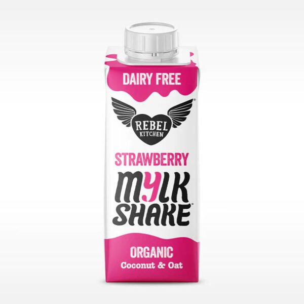 Rebel Kitchen Dairy Free Organic Strawberry Mylk 250ml