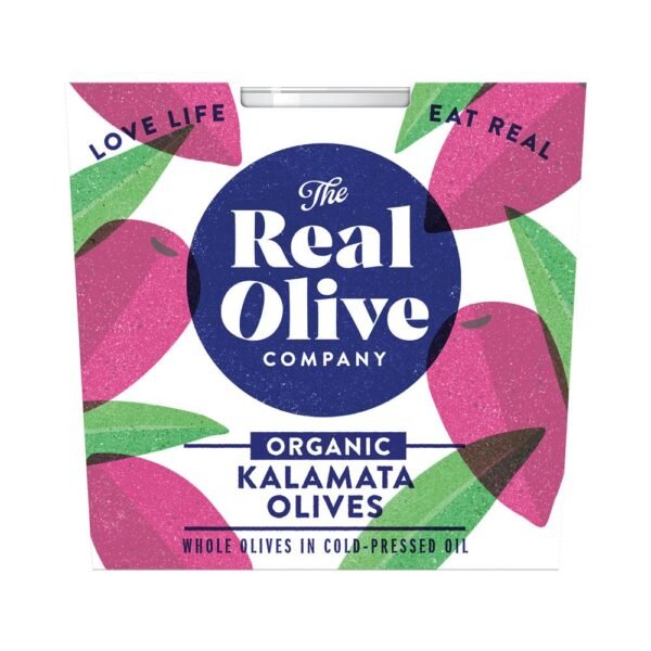 The Real Olive Company Organic Kalamata Olives 210g