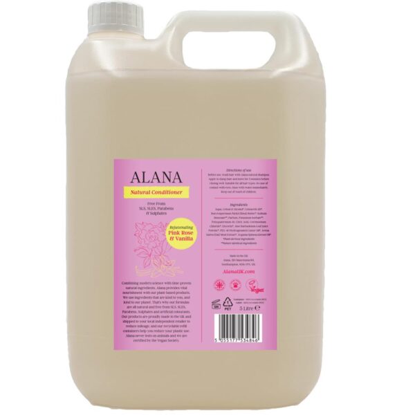 Alana Pink Rose & Vanilla Natural Conditioner 5L