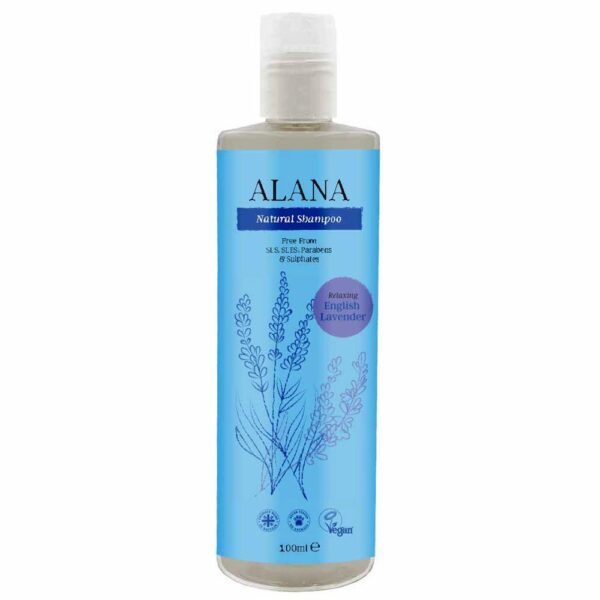 Alana English Lavender Natural Shampoo 100ml Travel Bottle