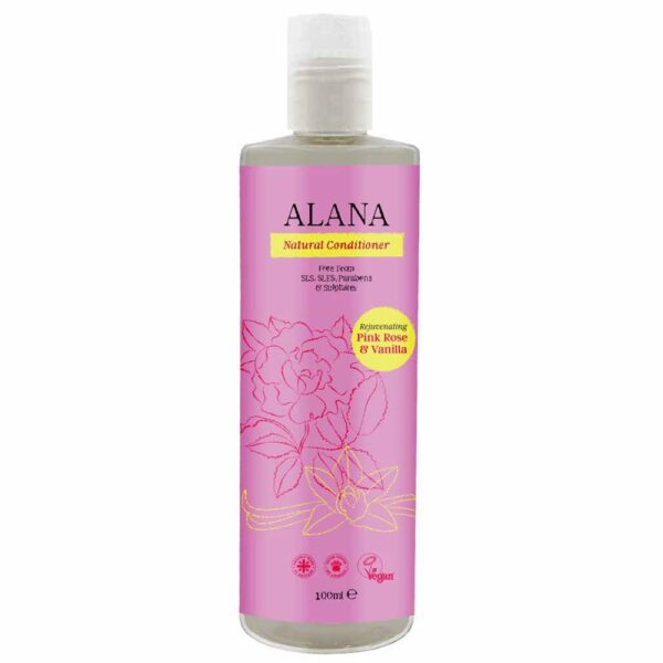 Alana Rose & Vanilla Nat Conditioner 100ml Travel Bottle