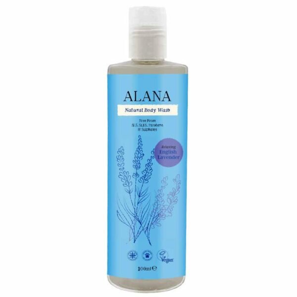 Alana Lavender Natural Body Wash 100ml Travel Bottle