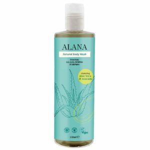 Alana Aloe and Avocado Body Wash 100ml Travel Bottle