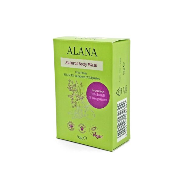 Alana Patchouli & Bergamot Natural Body Wash Bar 95g