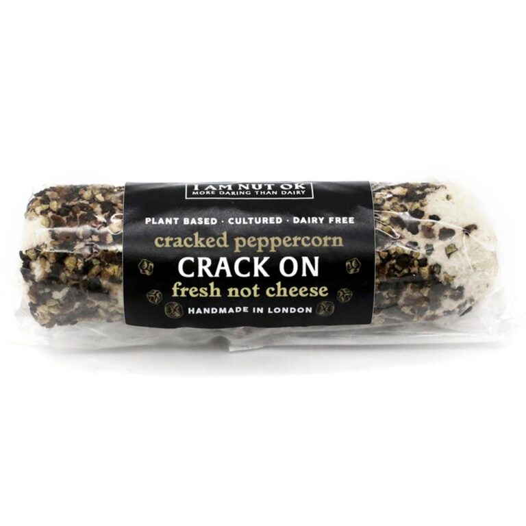 I Am Nut OK Crack On - Black Pepper Fermented Cashew Cheese Log