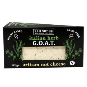 I Am Nut OK G.O.A.T. - Italian Herb Vegan Cheese 120g